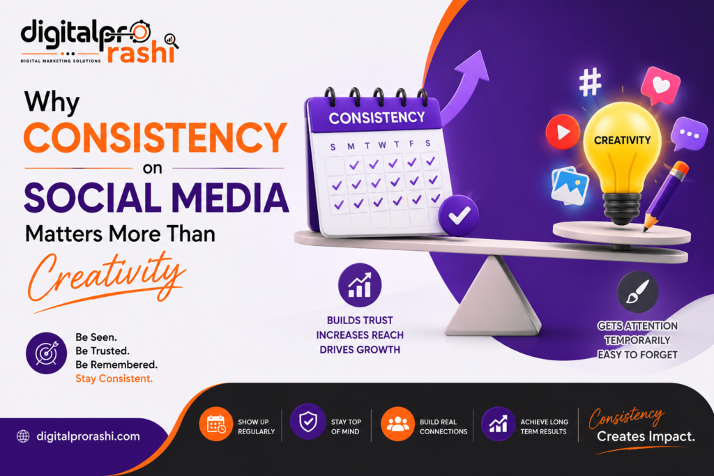 Why Consistency on Social Media Matters More Than Creativity